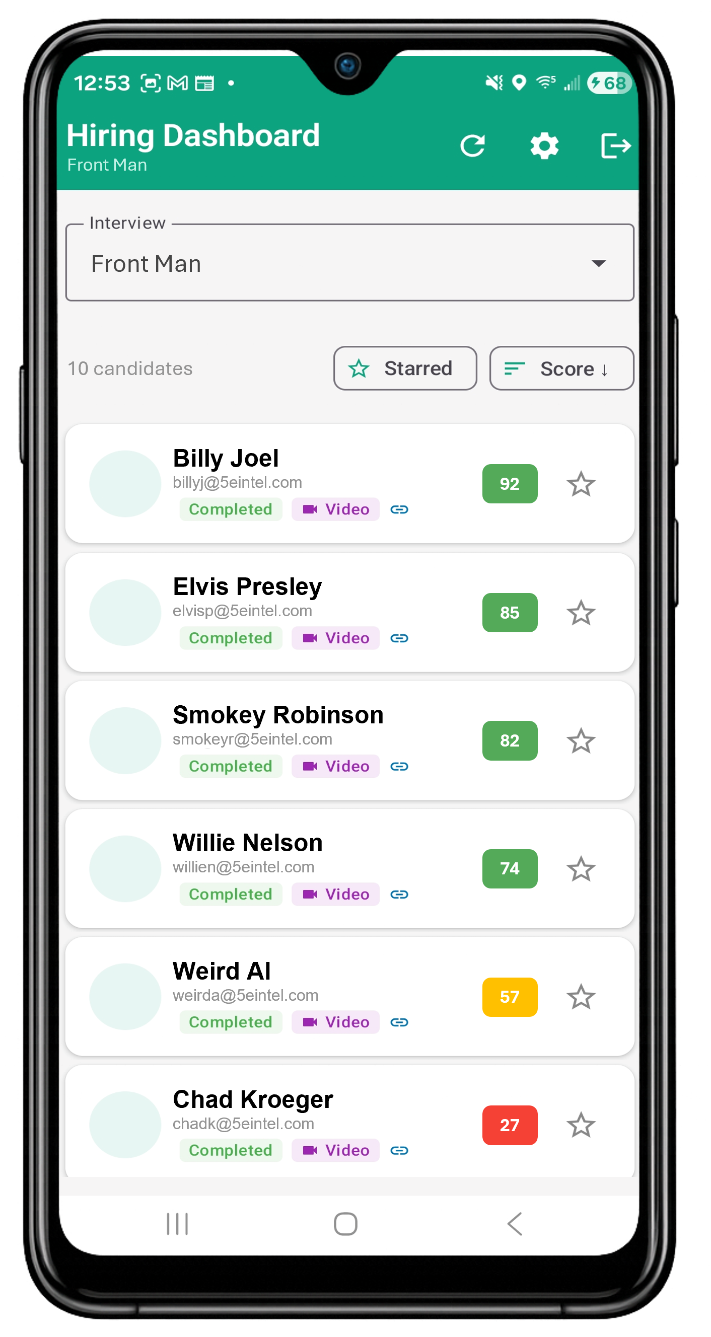 5E Intel Profile Setup